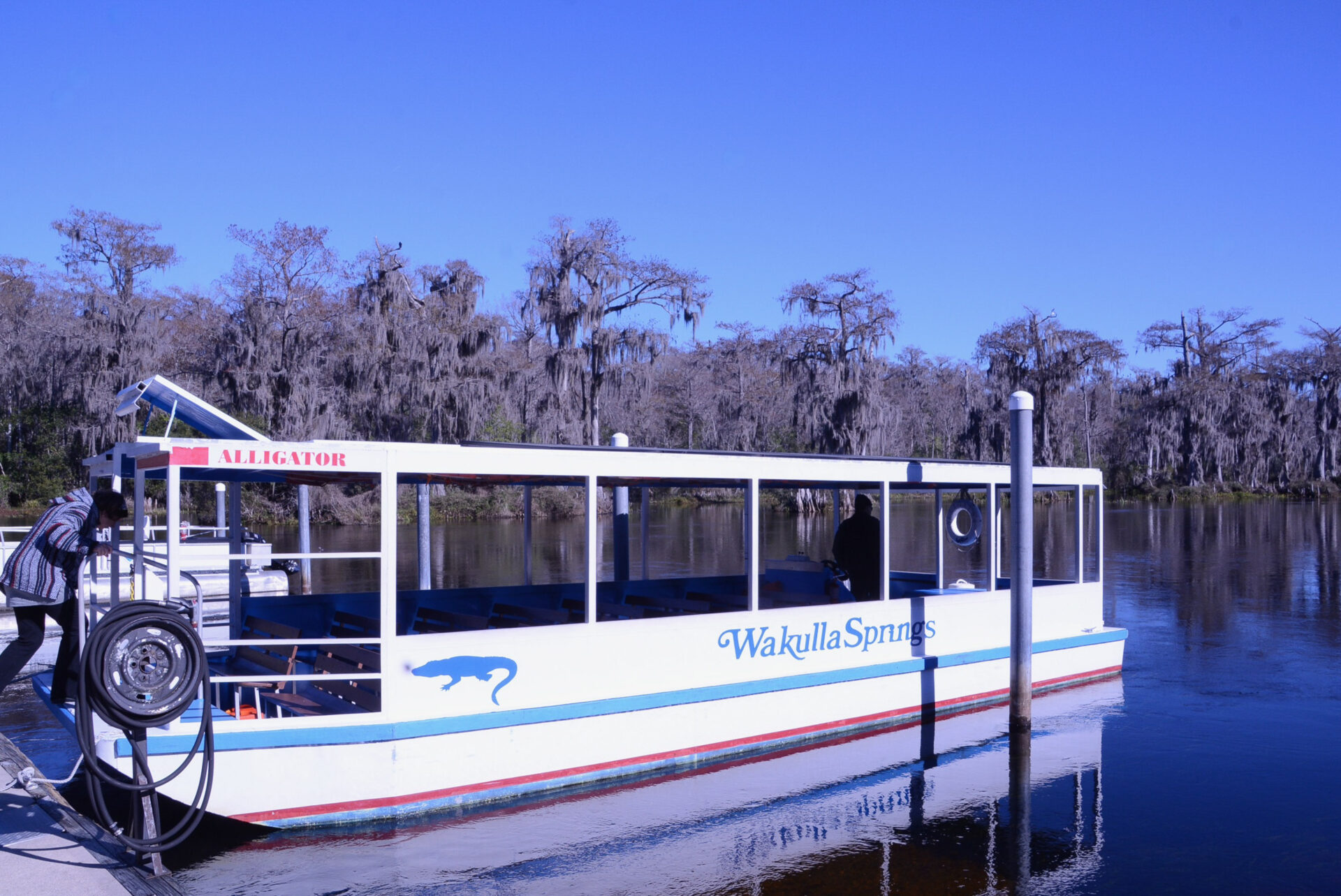 Ausflugsboot im Wakulla Springs State Park