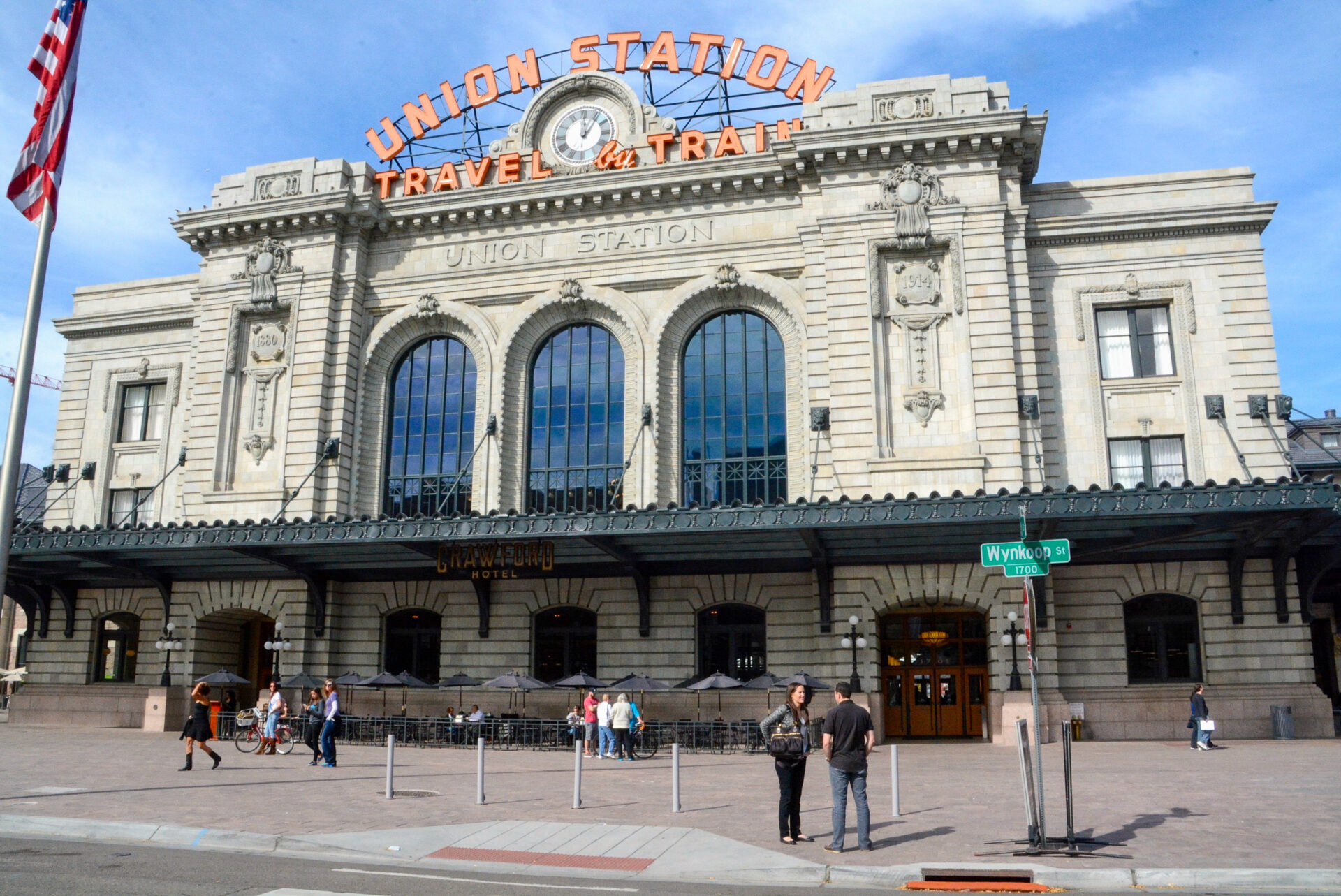 Aussenansicht von Union Station in Denver, Colorado