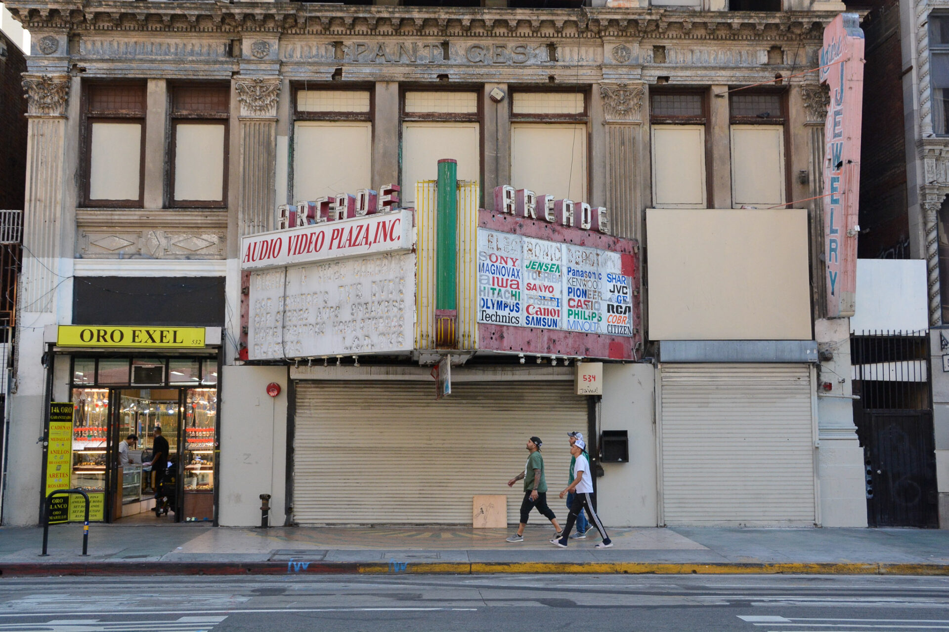 Verlassenes Theater Arcade in Downtown Los Angeles