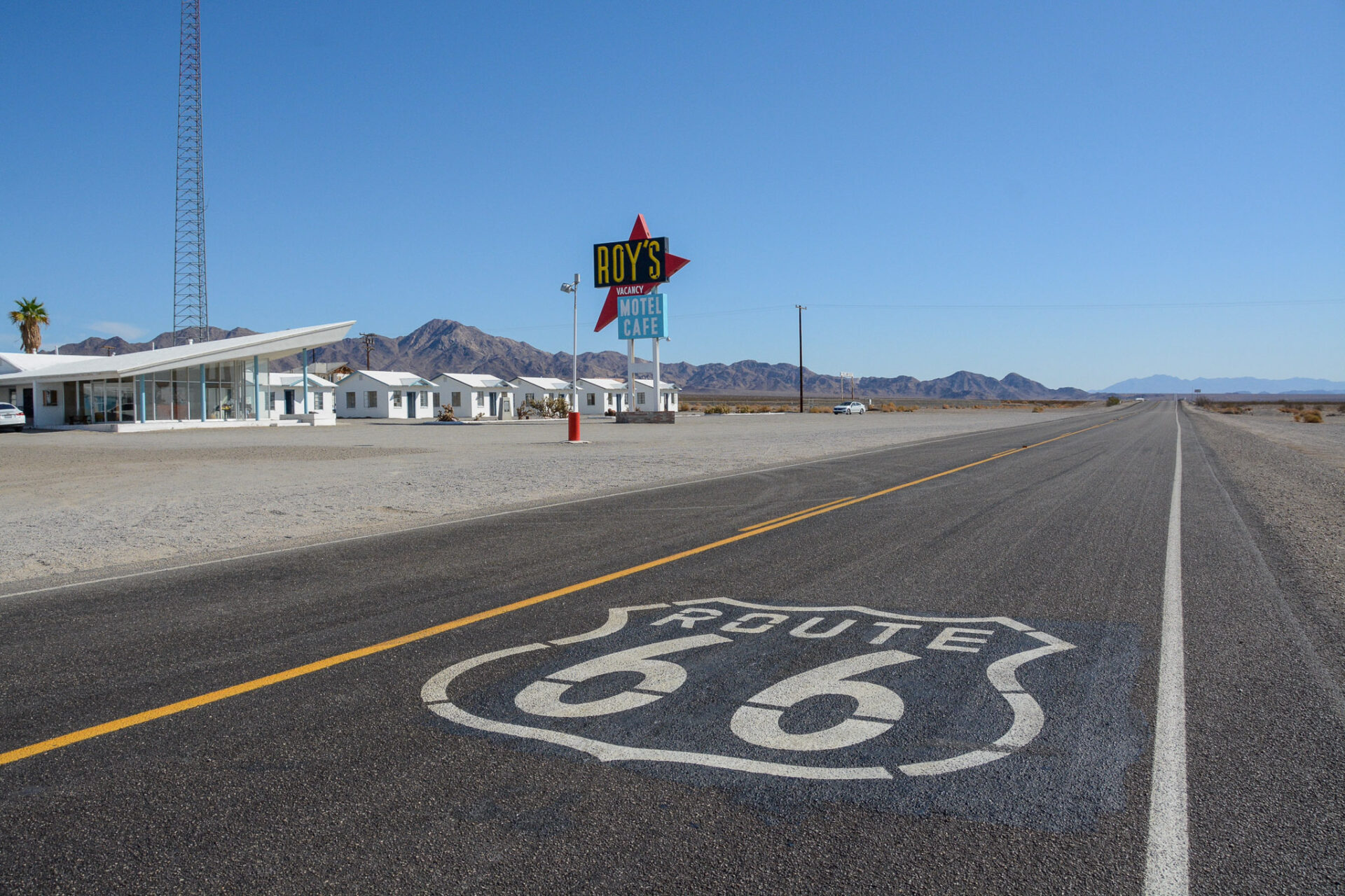 Logo der Route 66 in Kalifornien