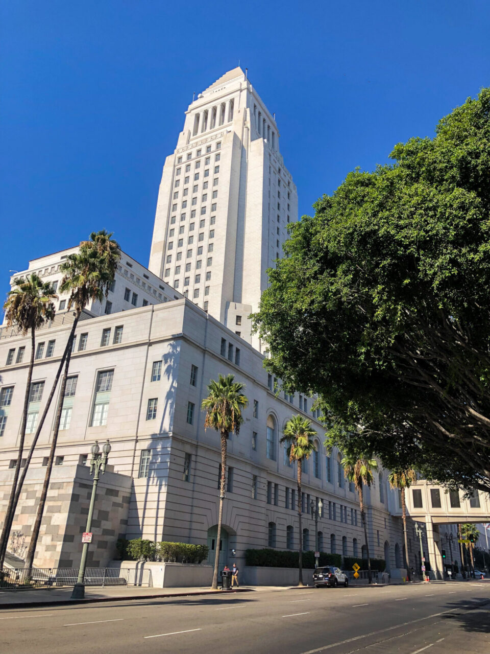 Das Art-déco Rathaus in Downtown Los Angeles