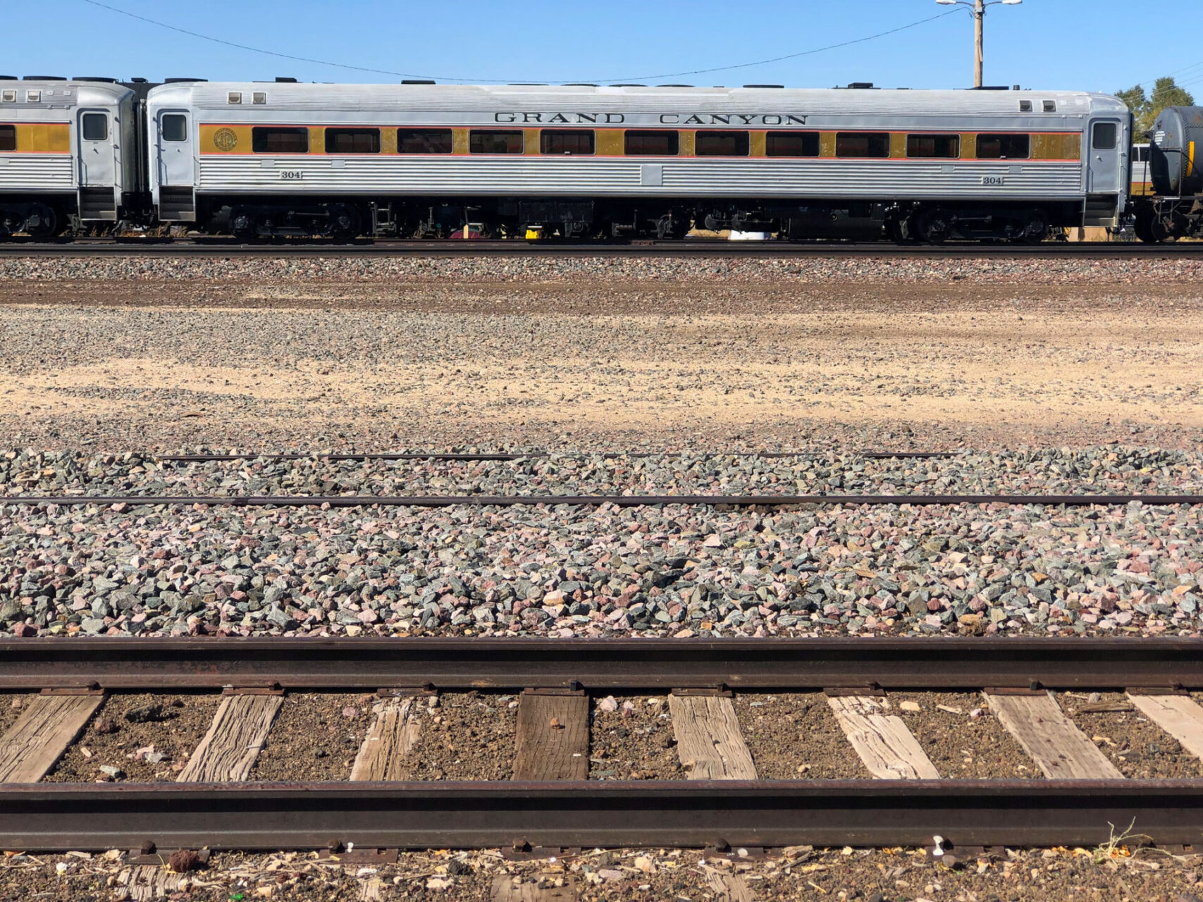 Wagon der Grand Canyon Railroad in Williams, Arizona