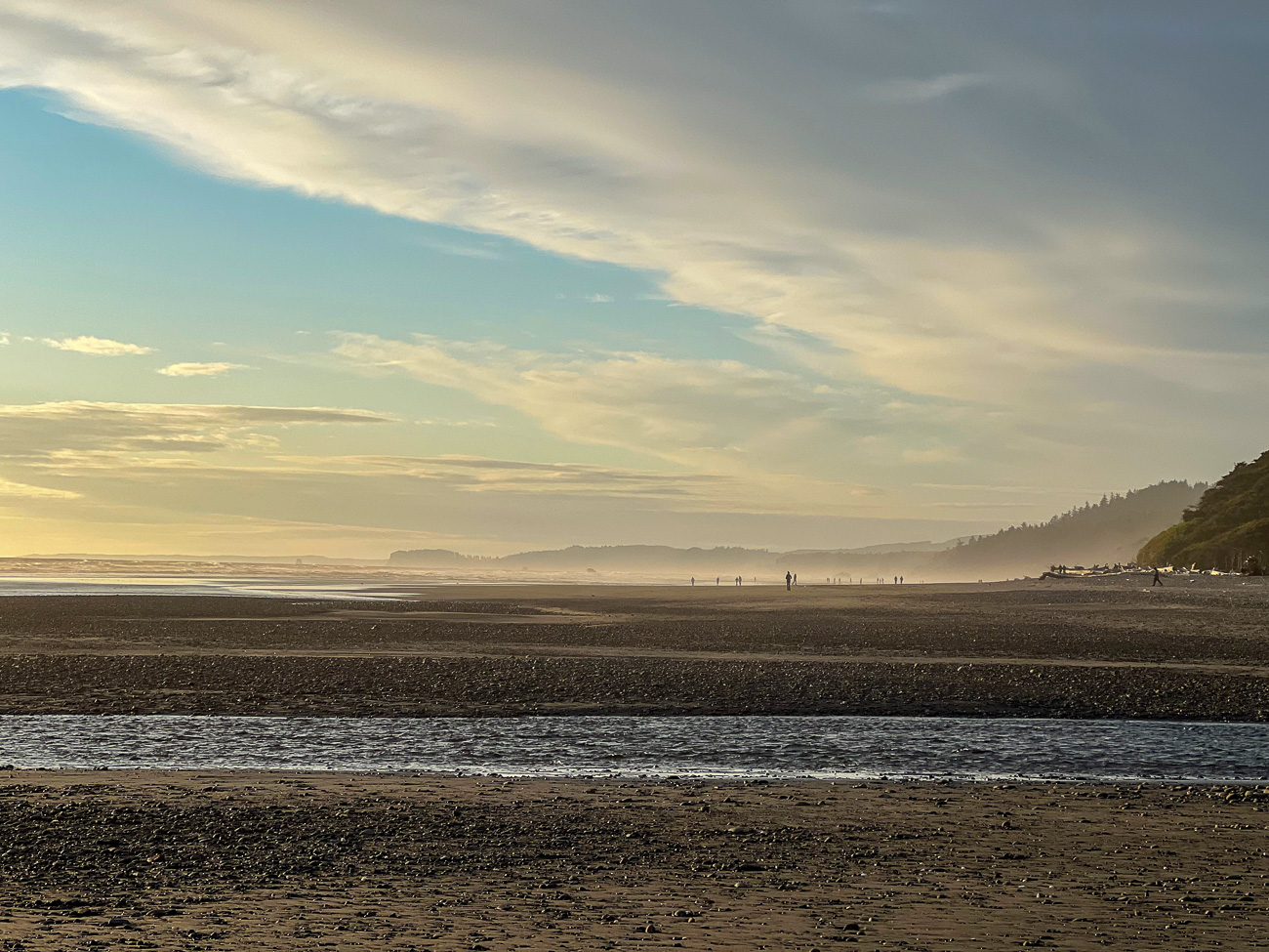 Abendstimmung am Strand von Kalaloch in Washington State