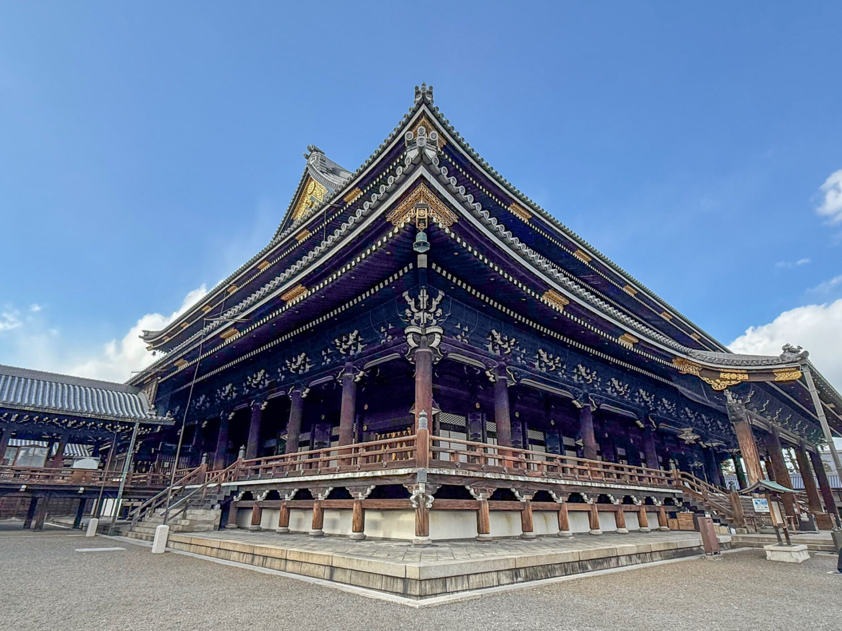 Der buddhistische Tempel Higashi Hongan-Ji in Kyoto