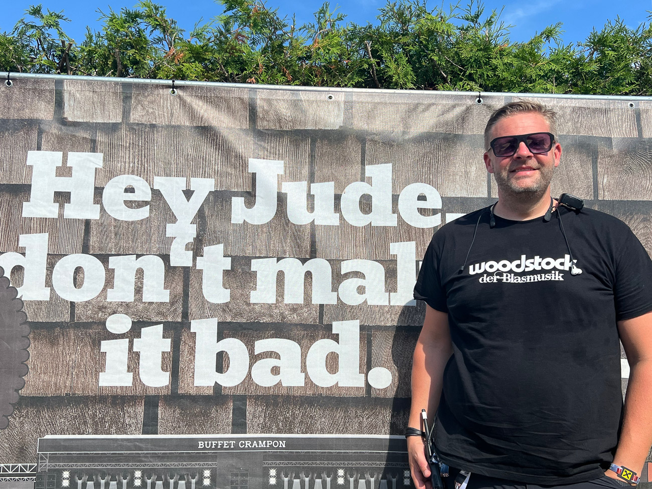 Simon Ertl, Gründer des Festivals Woodstock der Blasmusik