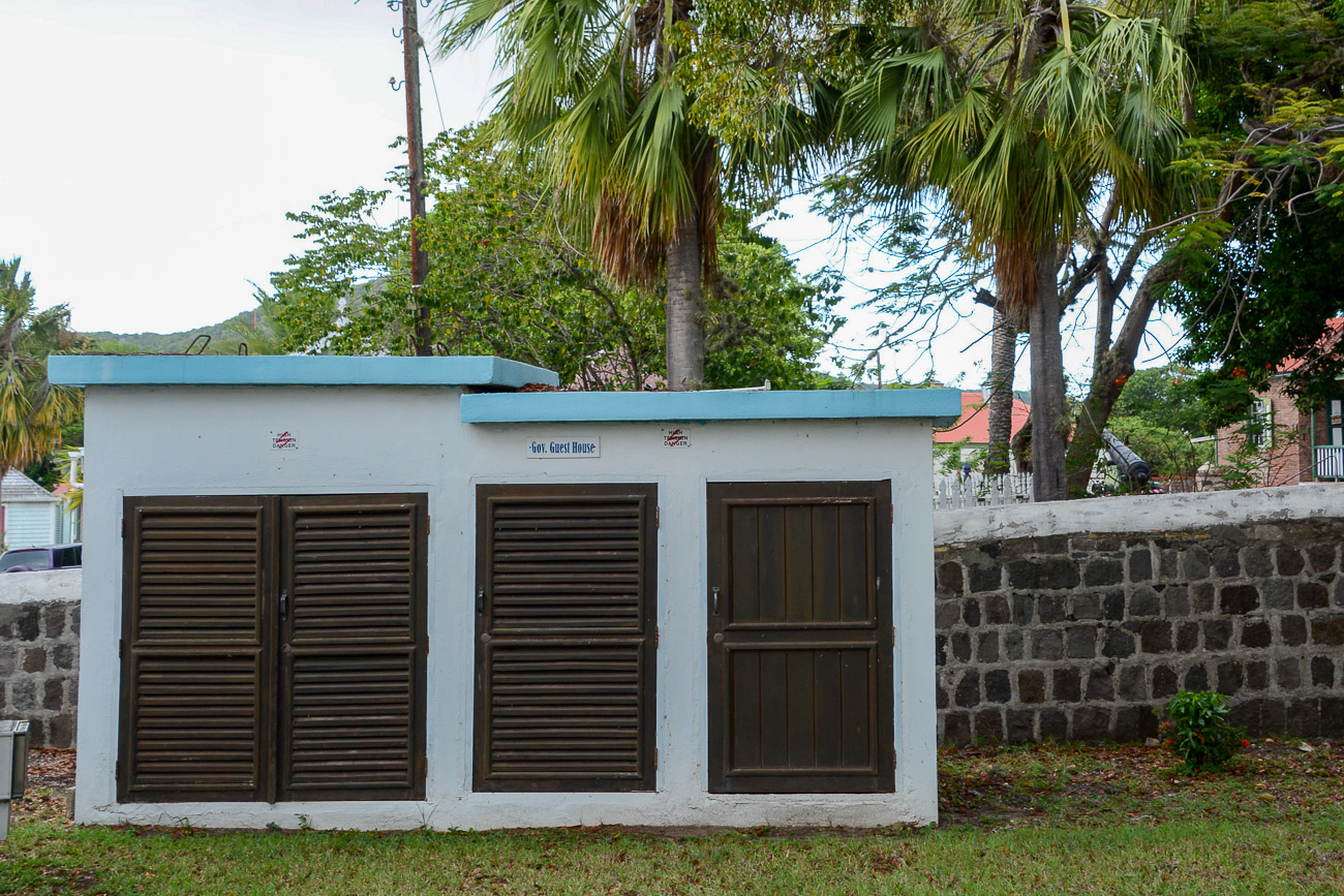 Das ehemalige Gasthaus des Gouverneurs von Sint Eustatius in Oranjestadt
