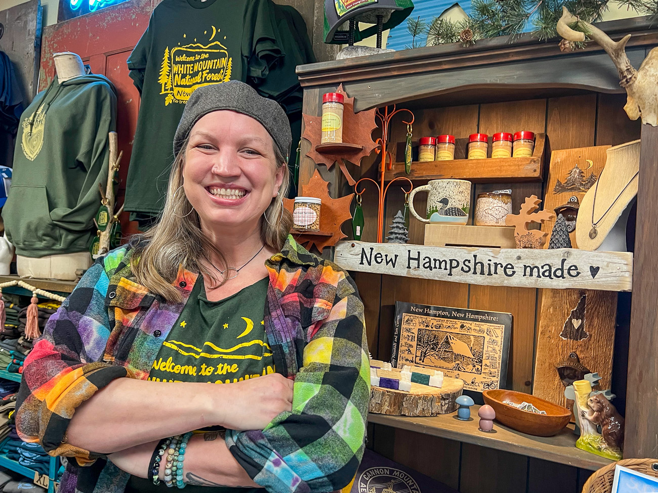 Support small businesses: Geschäftsinhaberin in New England