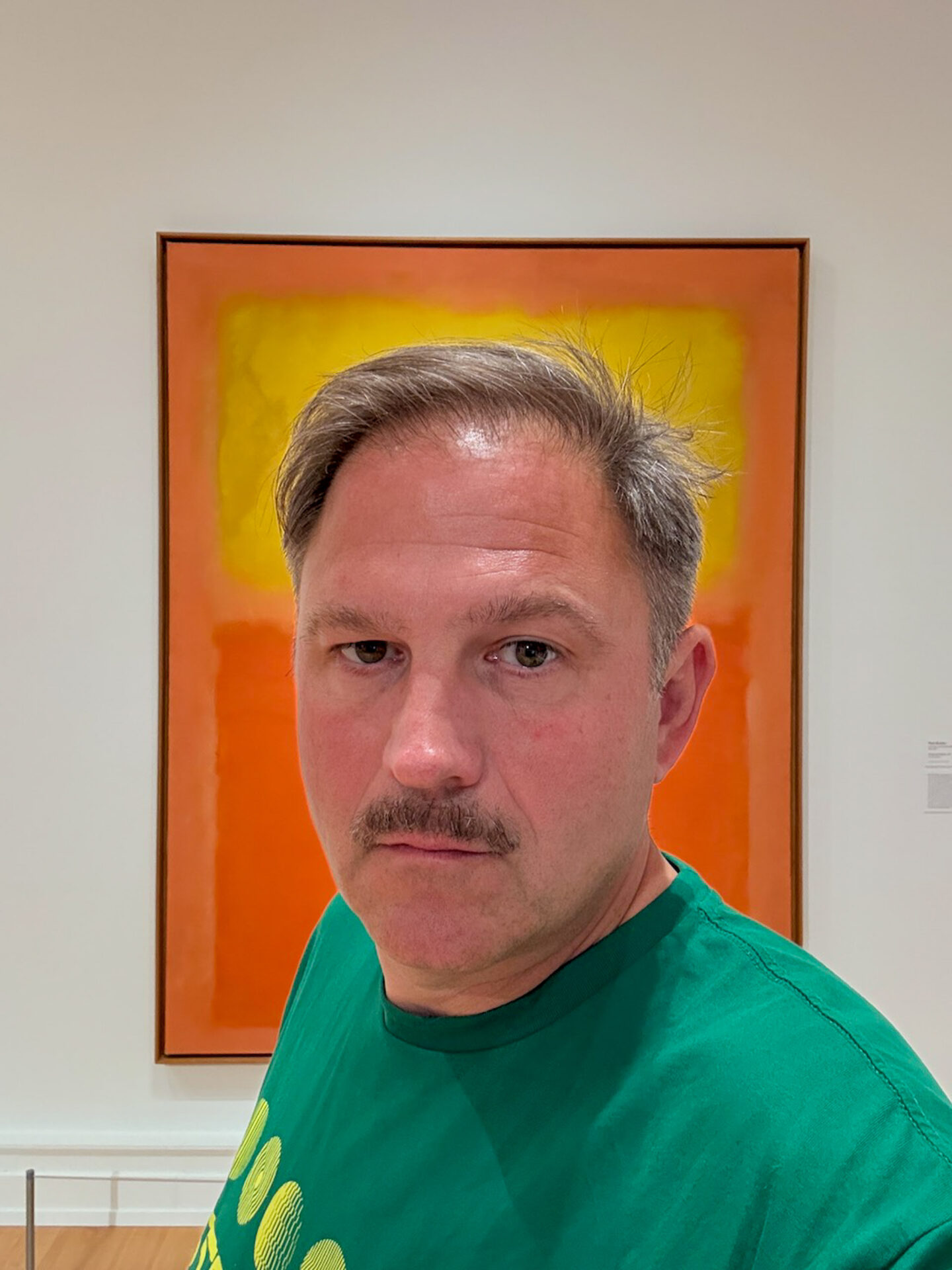 Selfie vor einem Rothko in der AKG Art Gallery in Buffalo