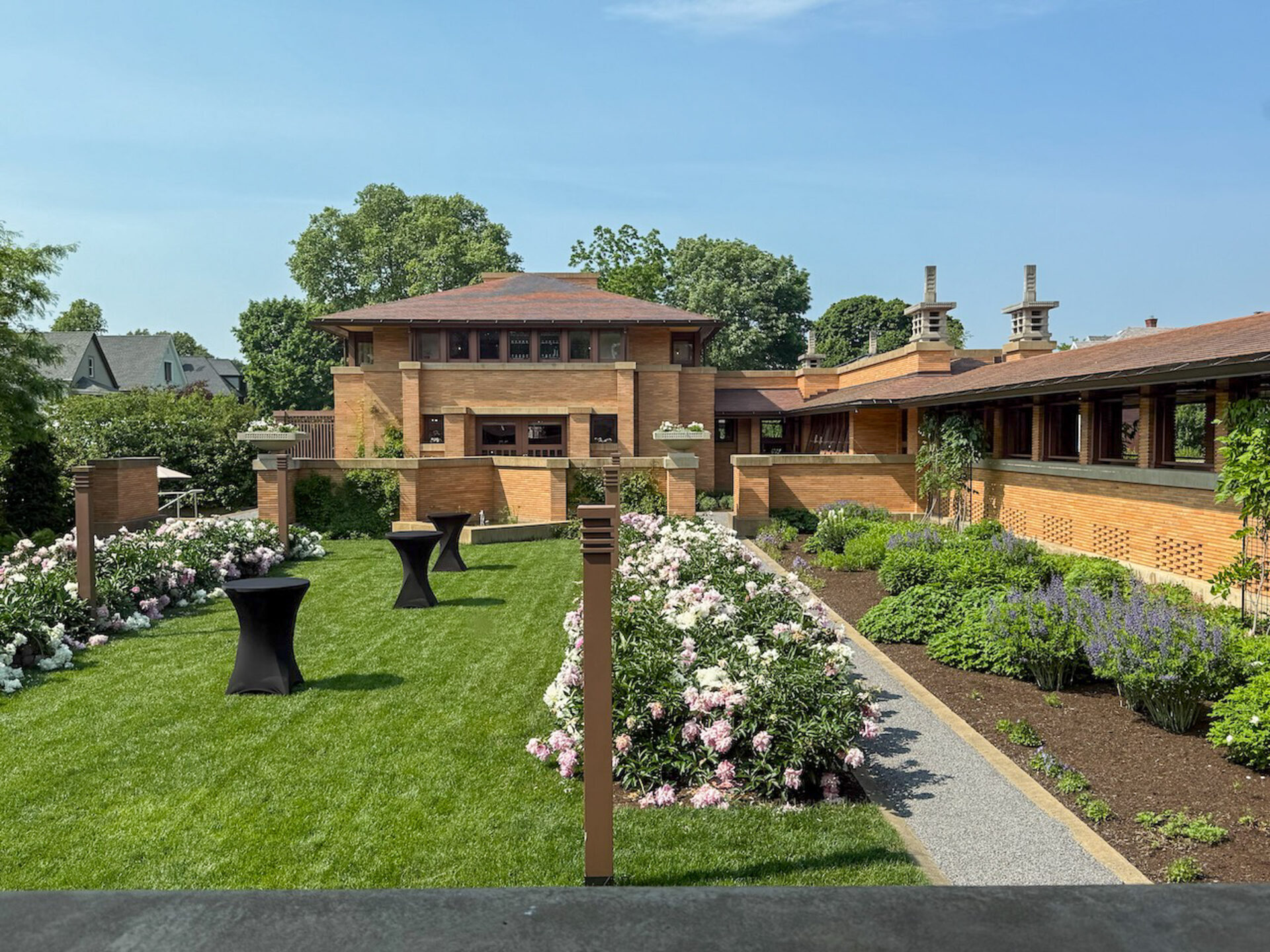 Totale des Darwin Martin House von Frank Lloyd Wright in Buffalo, New York