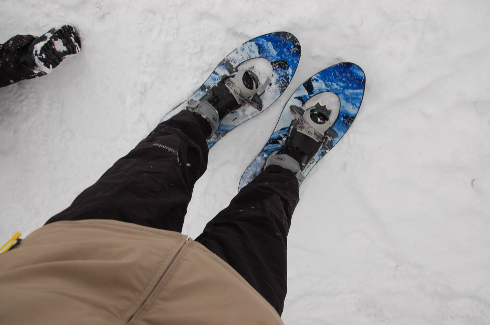 Autor Ralf Johnen bei der Schneeschuhwanderung in Gastein