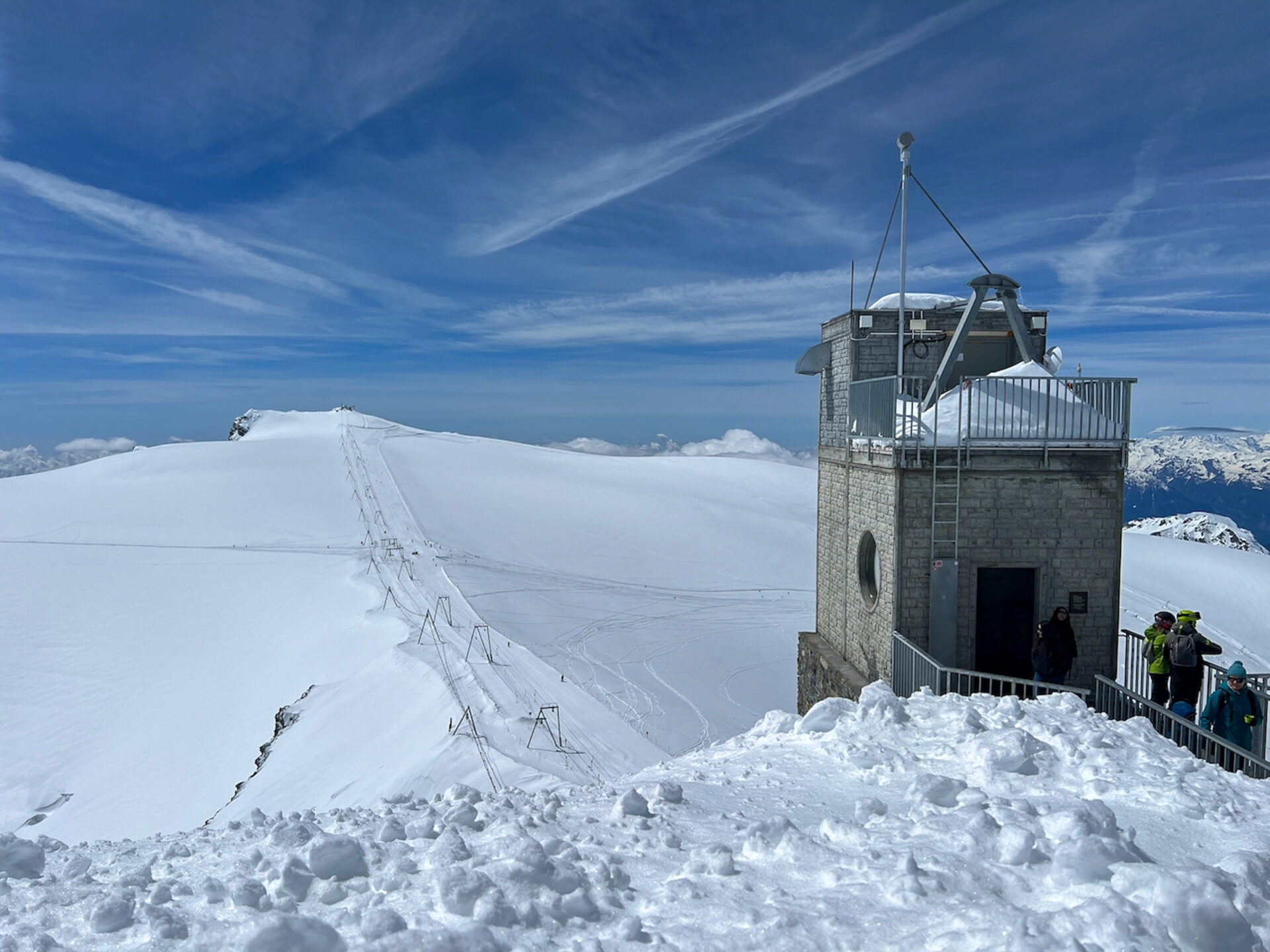 Skilift in der Matterhorn Glacier World